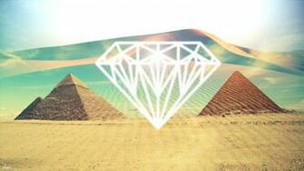 Deserts Artwork Diamonds Pyramids Diamond Wallpaper Background