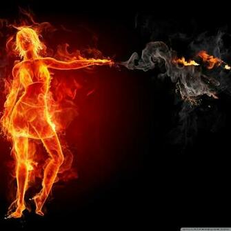 Girl Flame HD Wallpaper Memes