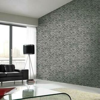 Graham And Brown Zebra White Black Wallpaper