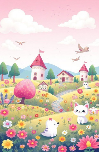 Cute Cartoon Wallpaper For Girls