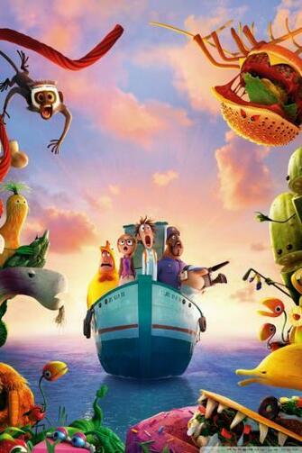Cloudy With A Chance Of Meatballs Wallpaper Image Group