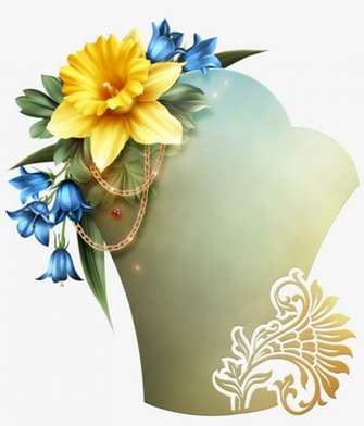 Spring Bouquet Decou Wallpaper Divider