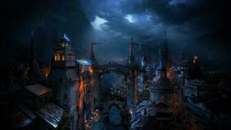Alexey Kondakov Paintings Fantasy Zaorn City World