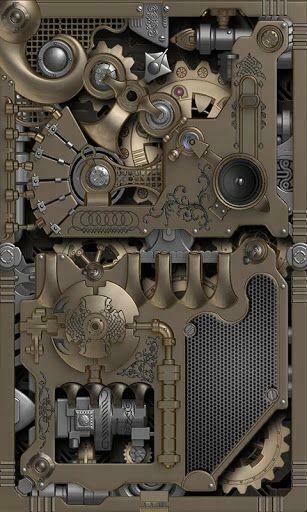 Mechanical Gears S H1280 L Live Wallpaper For Android