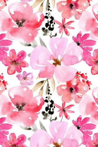 Colorful Fabrics Digitally Printed By Spoonflower Pink