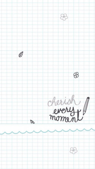 Simple Notebook Doodle iPhone Wallpaper Panpins