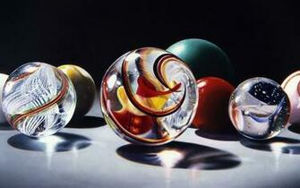Glass Marbles Wallpaper HD