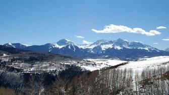 Snowy Mountains Colorado Wallpaper