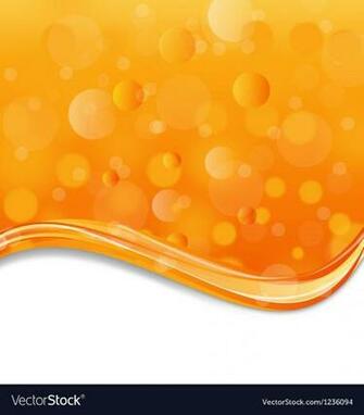 Abstract Orange Background With Light Effect Vector Image