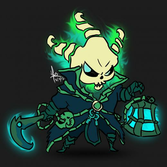 League Of Legends Thresh Chibi By Hostehnoob