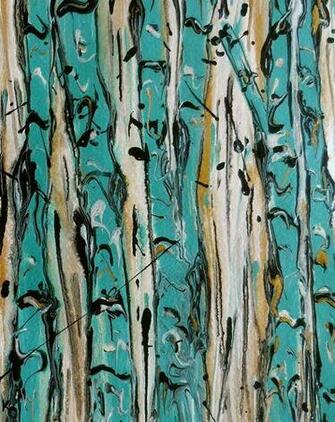 Aspen Tree Background