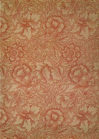 File Williammorris Pink And Poppy Wallpaper Jpg
