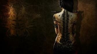 Spine Mechanical Wallpaper Image
