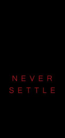 Never Settle Wallpaper Oneplus