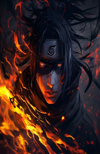 Itachi Amaterasu Wallpaper