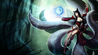 League Of Legends Ahri Sl Wallpaper By Ruledragon On