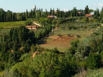 The Tuscan Countryside Looks Like A Patchwork Quilt Patches Of Green