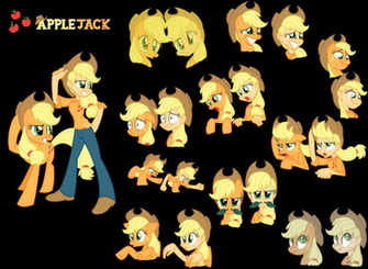 Applejack Pony Human By Trinityinyang