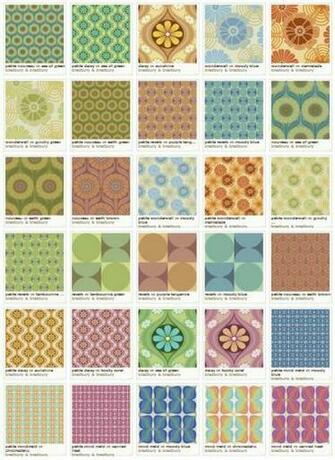 1960s Wallpaper Patterns Bradbury Available