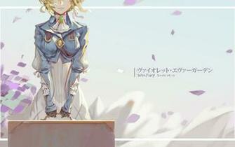 Violet Evergarden Smiling Half Face