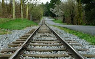 Railroad Tracks Wallpaper