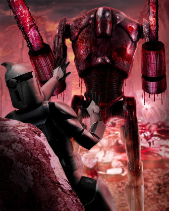 B2 Chainsaw Variant In Action Made On Photoshop R