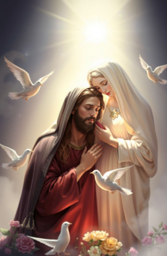 Jesus Christ Mother Mary Wallpaper