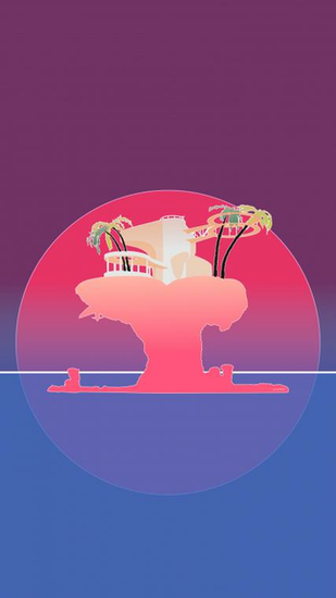 Plastic Beach Gorillaz Art