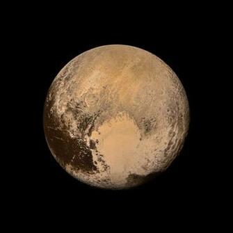 Hp Wallart Nasa Pluto In True Color X Pvc Wallpaper