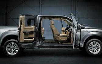 Ford F Platinum Pickup Interior G Wallpaper Background