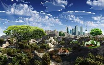 Landscapes Digital Wallpaper Art Alien