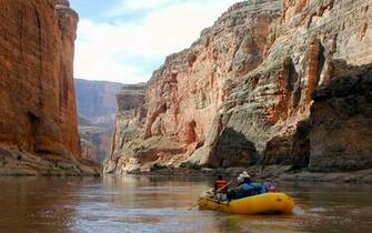 Grand Canyon River Rafting HD Wallpaper Background Image