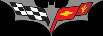 C6 Corvette Logo Batman Inspired