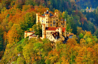 Hohenschwangau Castle HD Wallpaper And