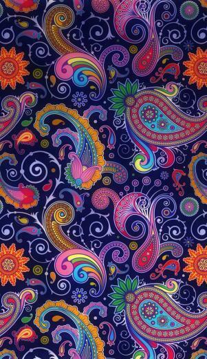 iPhone Wallpaper Paisley Pattern More