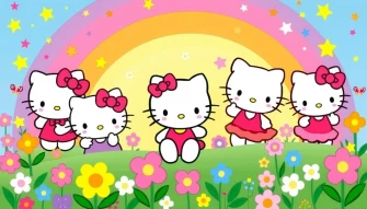 Hello Kitty And Friends Wallpaper