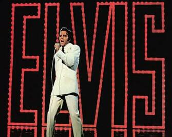 Wallpaper De Elvis Presley En Una Actuaci N A Fotos E