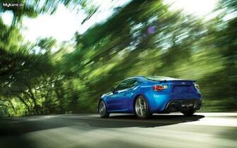Subaru Brz Wallpaper Heckansicht Blau Auto Tuning News