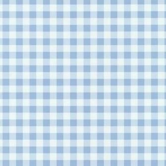 Sky Blue White Gingham Check Wallpaper By P S International