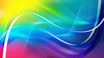 Colorful Wavy Lines Background