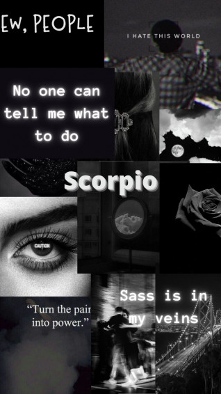 Scorpio Aesthetic Wallpaper In