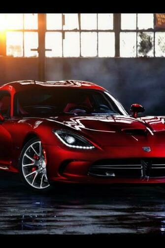 Dodge Srt Viper Front Angle iPhone Wallpaper