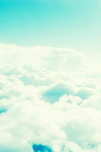 Light Blue Cloudy Sky iPhone Wallpaper