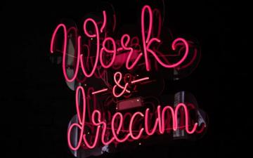 Works And Dream Led Signage Macbook Pro Wallpaper
