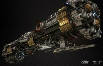 Wallpaper Transport Ship Camera Fractured Space Usr Endeavor