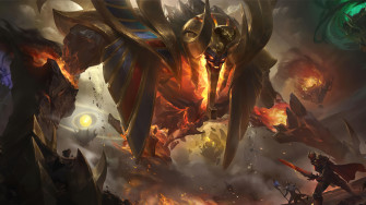 Egyptian God Osiris Battle Fantasy Wallpaper iPhone Phone 4k 2000f