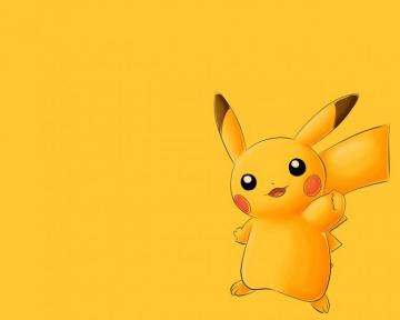 Pikachu Wallpaper A Yellow With On