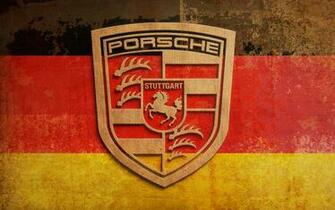 Plywood Porsche Logo Wallpaper