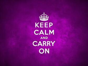 Keep Calm And Carry On Purple Desktop Pc Mac Wallpaper
