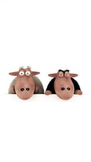 Cartoon Tibetan Sheep Wallpaper iPhone